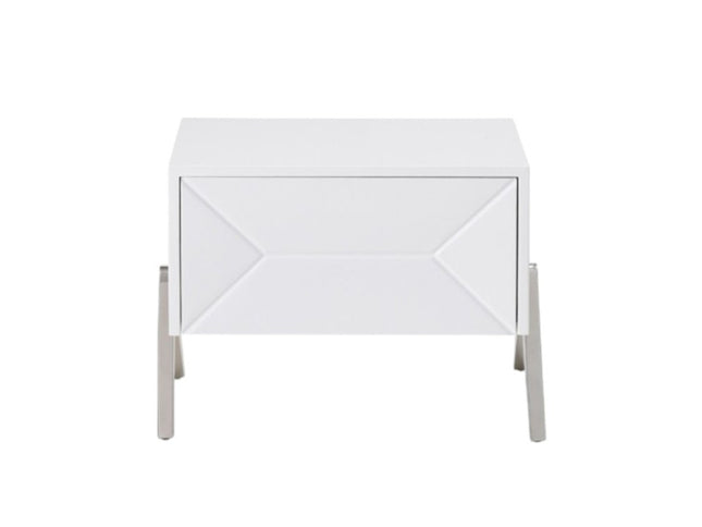 19" Wood One Drawer Nightstand