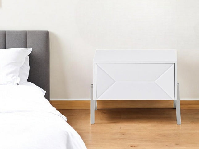 19" Wood One Drawer Nightstand