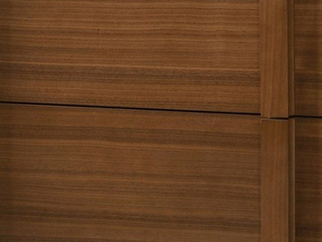 19" Solid Wood and Wood Two Drawer Nightstand