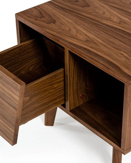 24" Wood One Drawer Nightstand