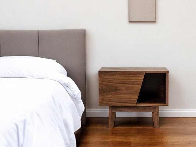 24" Wood One Drawer Nightstand