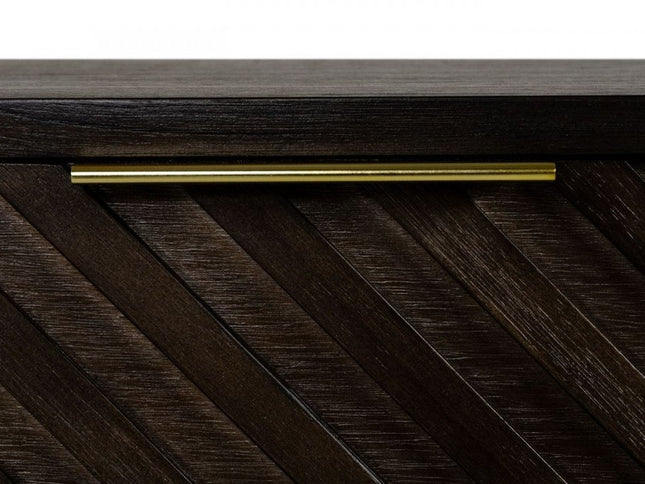 24" Solid Wood and Wood Two Drawer Nightstand