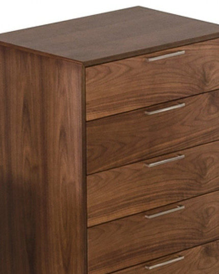 51" Brown Solid and Manufactured Wood Six Drawer Double Dresser