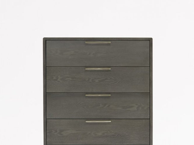 51" Grey Wash Solid Wood Six Drawer Double Dresser