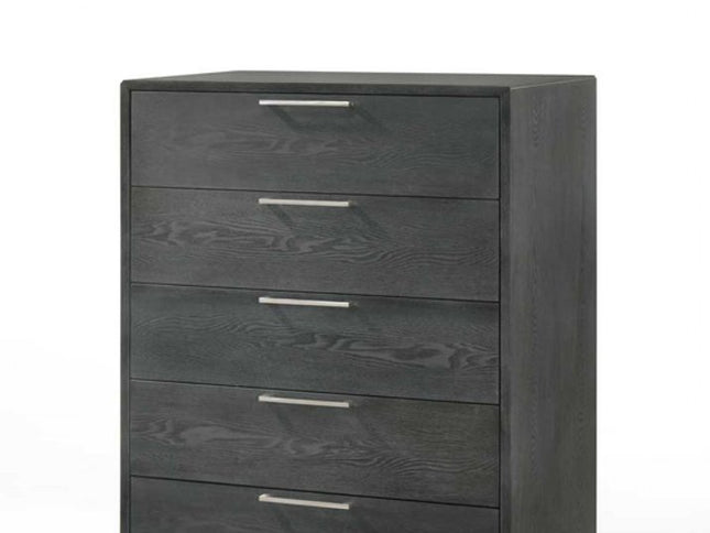 51" Grey Wash Solid Wood Six Drawer Double Dresser