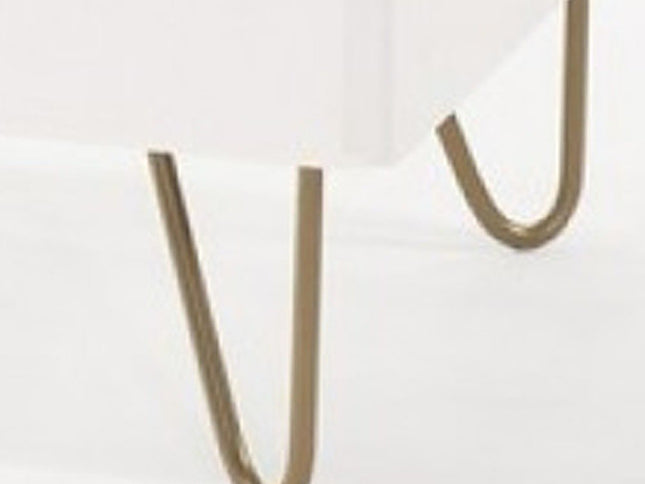 30" White Manufactured Wood Five Drawer Chest