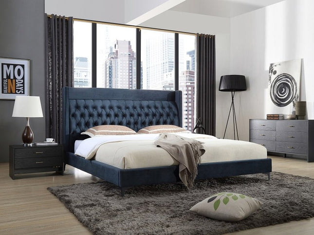 59" Grey Ash Manufactured Wood Six Drawer Double Dresser