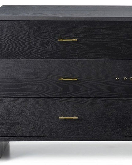 59" Grey Ash Manufactured Wood Six Drawer Double Dresser