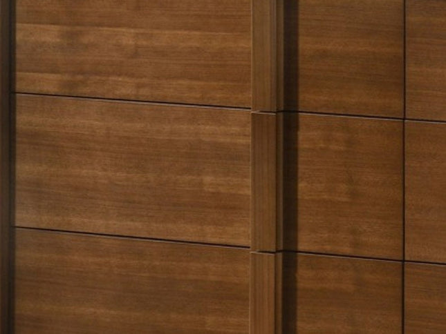 65" Walnut Solid Wood Six Drawer Double Dresser