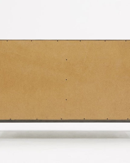 30" Grey Wash Solid Wood Five Drawer Chest