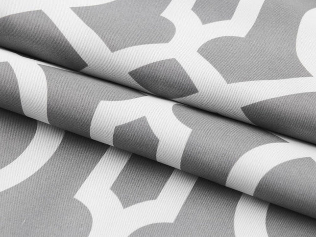 84" Gray Trellis Black Out Window Curtain Panel