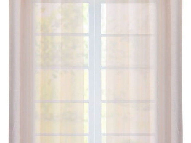 Set of Two 84"  Blush Solid Modern Window Panels