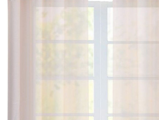 Set of Two 84"  Blush Solid Modern Window Panels