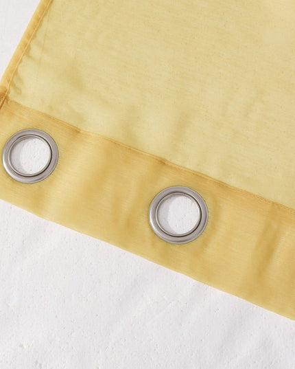 Set of Two 84"  Gold Solid Modern Window Panels