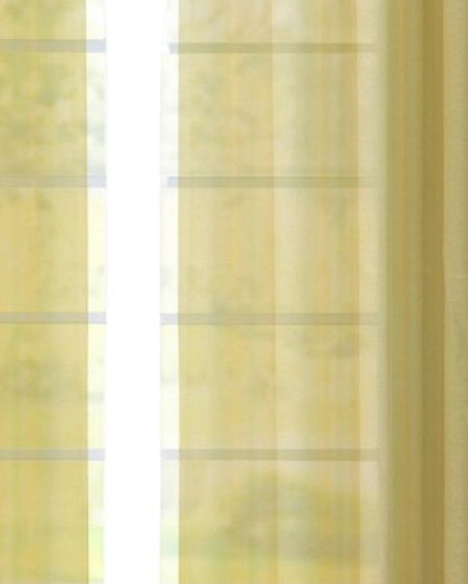 Set of Two 84"  Gold Solid Modern Window Panels