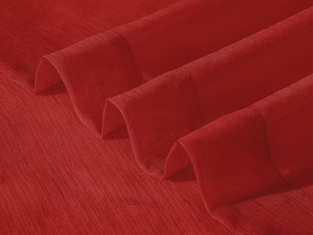 Set of Two 84"  Red Solid Modern Window Panels