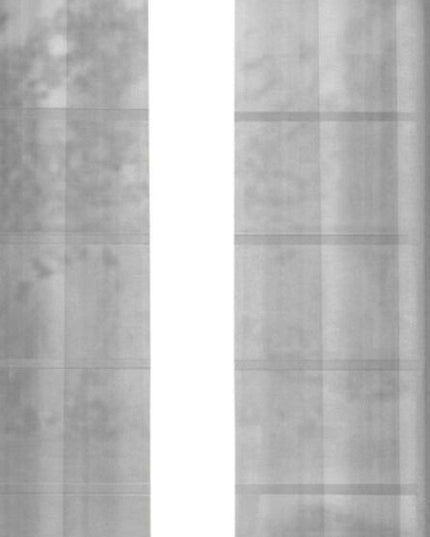 Set of Two 84"  Silver Solid Modern Window Panels