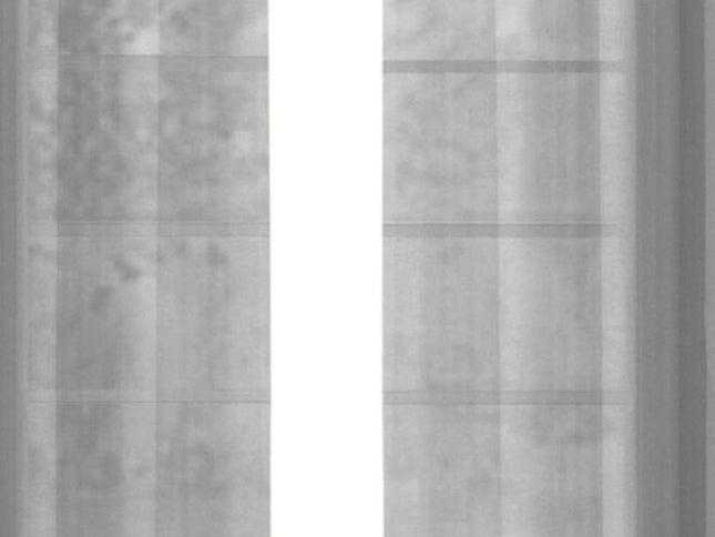 Set of Two 84"  Silver Solid Modern Window Panels