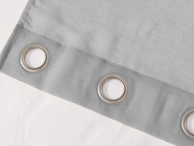 Set of Two 84"  Silver Solid Modern Window Panels