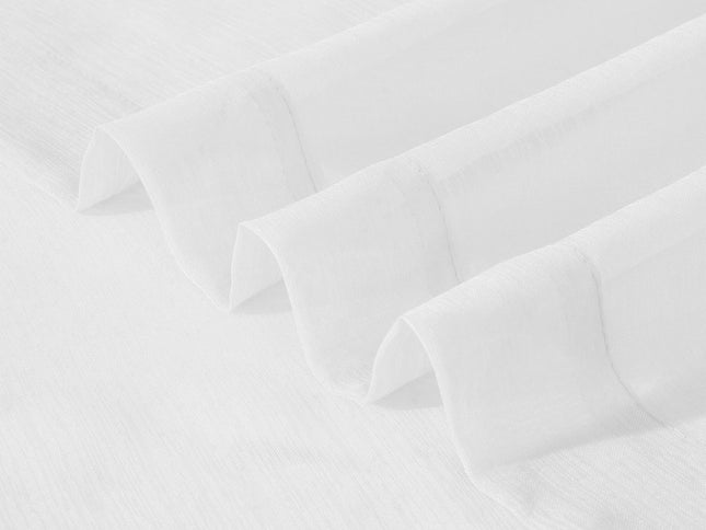 Set of Two 84"  White Solid Modern Window Panels