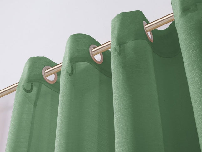 Set of Two 84"  Sage Solid Modern Window Panels