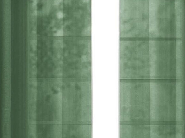 Set of Two 84"  Sage Solid Modern Window Panels