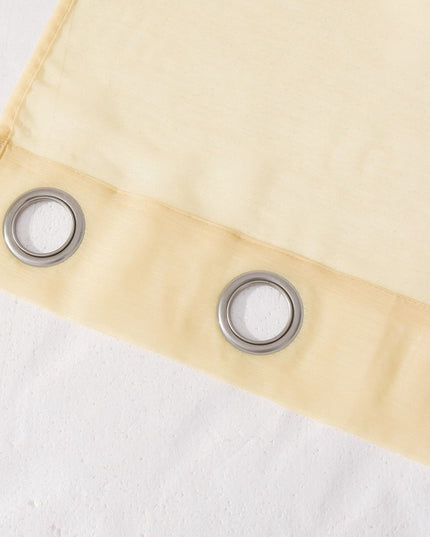 Set of Two 84"  Beige Solid Modern Window Panels