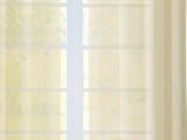 Set of Two 84"  Beige Solid Modern Window Panels