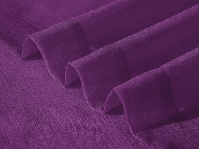 Set of Two 84"  Purple Solid Modern Window Panels