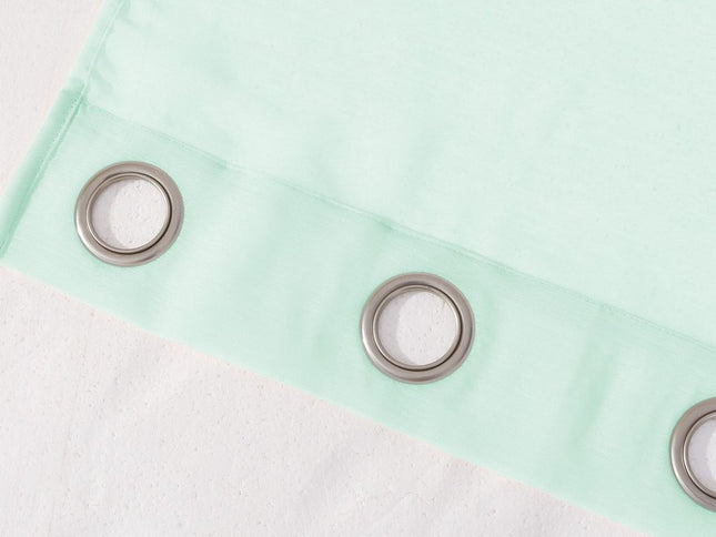 Set of Two 84"  Aqua Solid Modern Window Panels