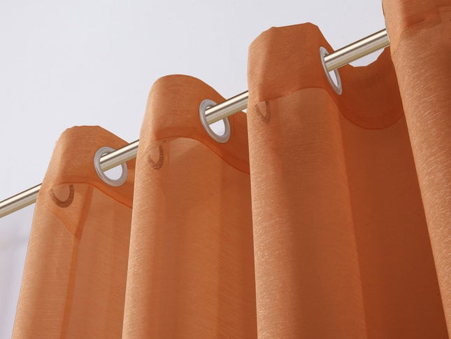 Set of Two 84"  Rust Solid Modern Window Panels