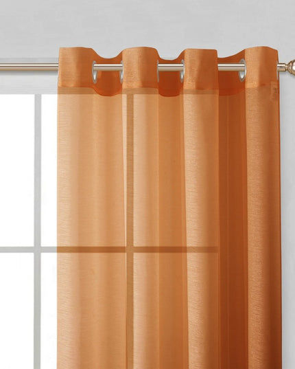 Set of Two 84"  Rust Solid Modern Window Panels