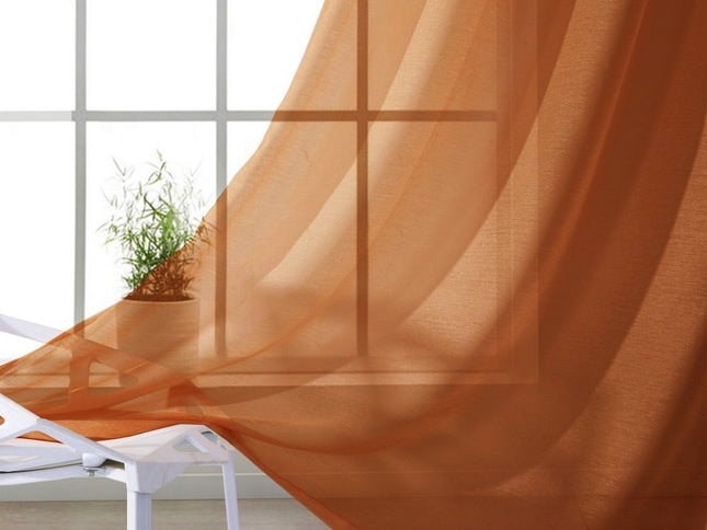 Set of Two 84"  Rust Solid Modern Window Panels