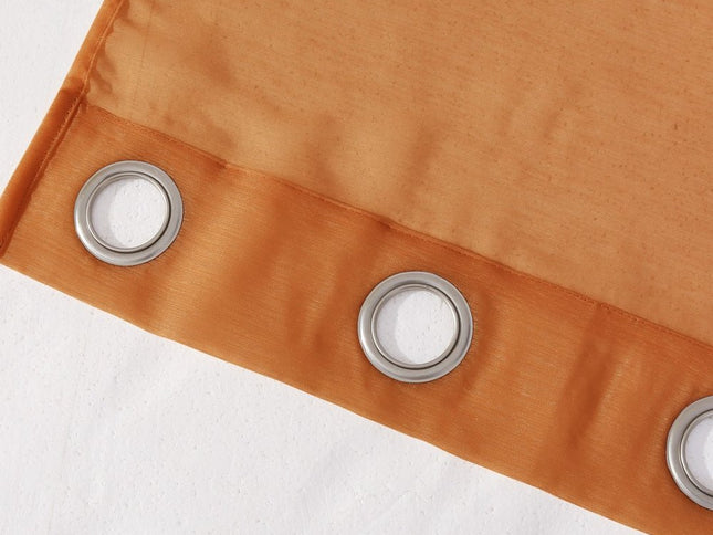 Set of Two 84"  Rust Solid Modern Window Panels