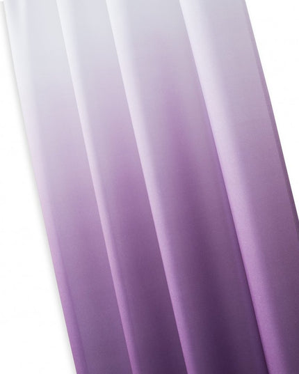 Set of Two 84"  Purple Ombre Window Curtain Panels