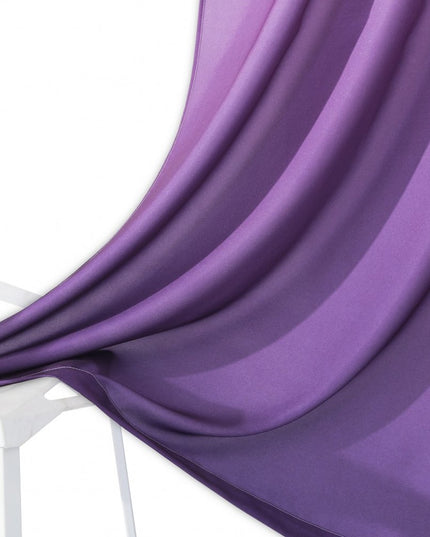 Set of Two 84"  Purple Ombre Window Curtain Panels