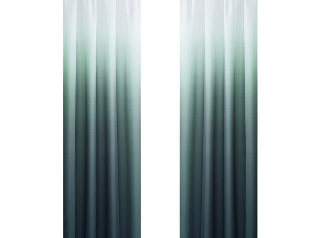 Set of Two 84"  Blue Ombre Shades Window Panels