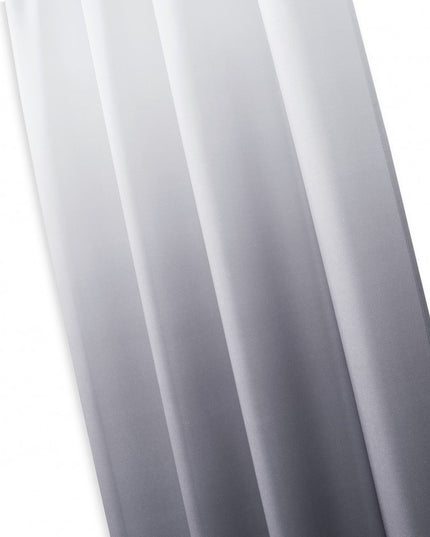 Set of Two 84"  Black Ombre Shades Window Panels