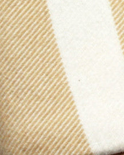 Plush Multi Beige Plaid Throw Blanket with Tassels