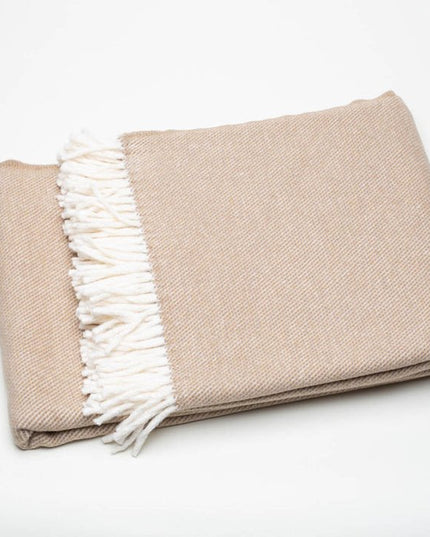 Stone Mini Dot Fringed Throw Blanket