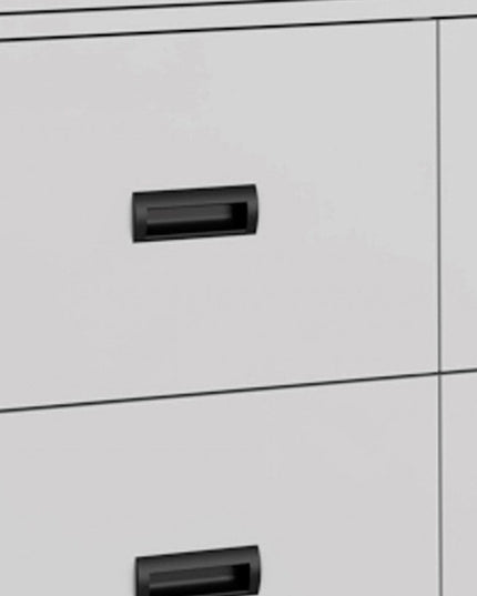 33" Dark Brown Manufactured Wood Five Drawer Dresser