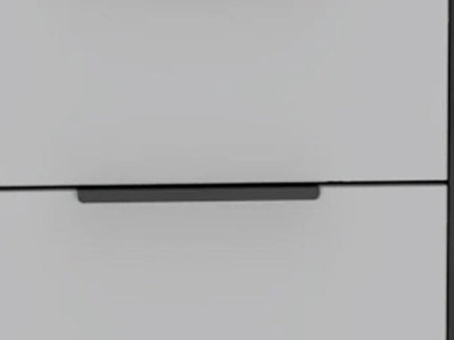 28" White And Smokey Oak Manufactured Wood Three Drawer Dresser