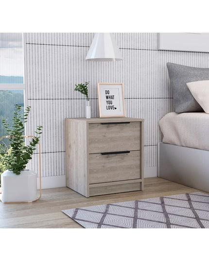 19" Wood One Drawer Nightstand