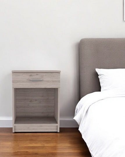 22" Wood One Drawer Nightstand