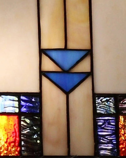 22" Dark Brown Metal Two Light Candlestick Table Lamp With Off White Empire Shade