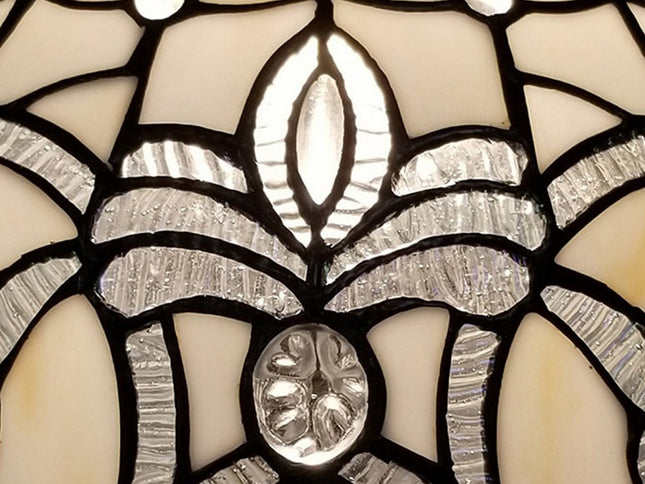 19" Dark Brown Metal Candlestick Table Lamp With White Dome Shade