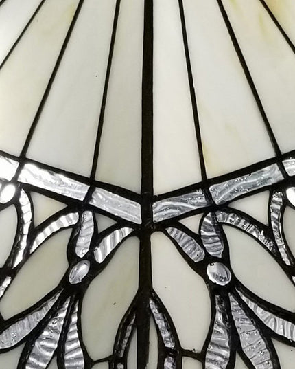 22" Dark Brown Metal Two Light Candlestick Table Lamp With White Shade