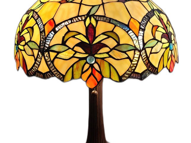 23" Dark Brown Metal Two Light Candlestick Table Lamp With White Shade