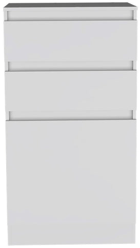 23" White Two Drawer Standard Chest