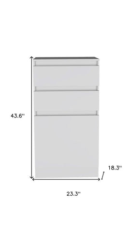 23" Dark Brown Two Drawer Standard Chest